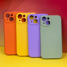 Case "Liquid Silicone" for Apple iPhone 16 Pro Max purple
