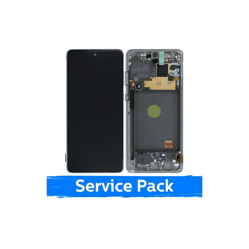 Ekranas skirtas Samsung N770 Note 10 Lite su rėmeliu / Aura Glow / (Service Pack)