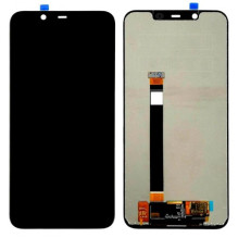 Screen for Nokia 7.1 Plus black HQ