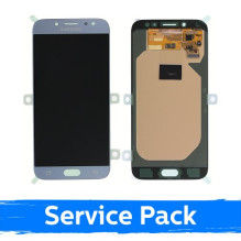 Ekranas skirtas Samsung J730 J7 žydras (Service Pack)