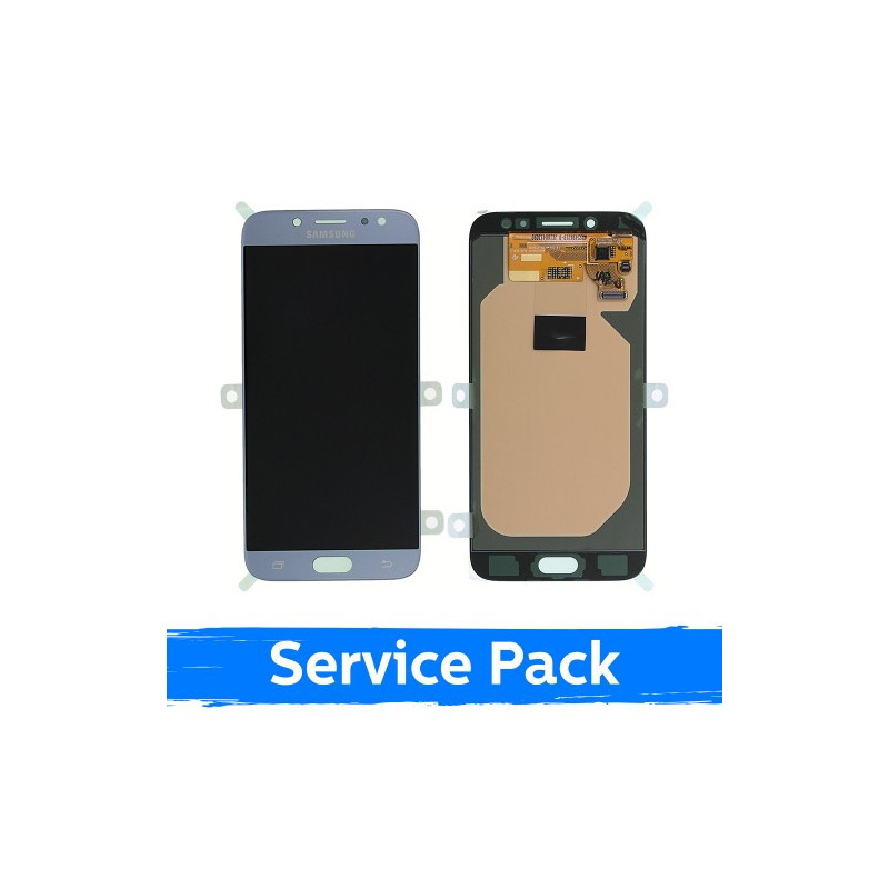 Ekranas skirtas Samsung J730 J7 žydras (Service Pack)