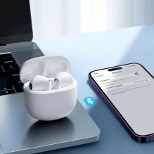 Belaidė laisvų rankų įranga Joyroom 'JR-FB1' balta (Bluetooth 5.3) Belaidė laisvų rankų įranga Joyroom 'JR-FB1' balta (Bluetooth 5.3)