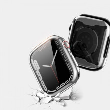 Dėklas Dux Duxis 'Samo' skirtas Apple Watch 7 45mm sidabrinis (kartu su LCD apsauginiu stikliuku) Dėklas Dux Duxis 'Samo' skirtas Apple Watch 7 45mm sidabrinis (kartu su LCD apsauginiu stikliuku)