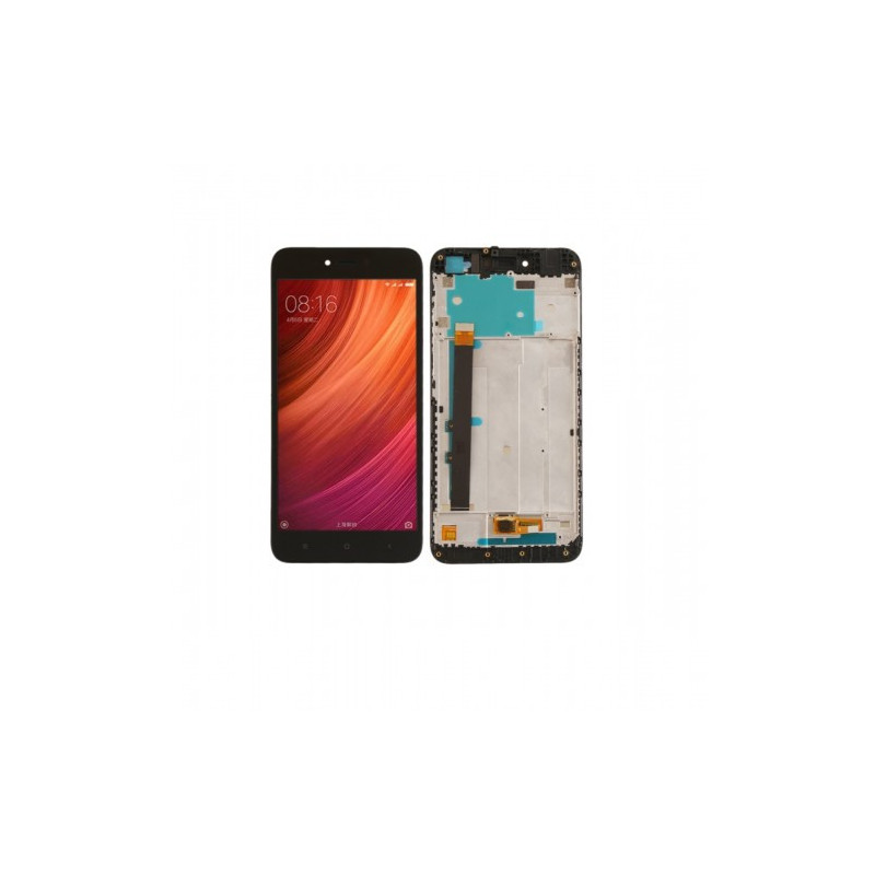 Screen for Xiaomi Redmi Note 5A white with frame HQ
