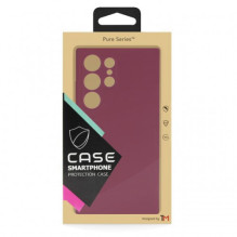 Dėklas 'TM Pure Silicone' skirtas Apple iPhone 13 Pro / Plum / (Blister)