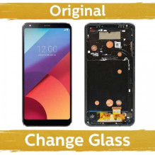 Screen for LG H870 G6 black with frame (Updated: China)