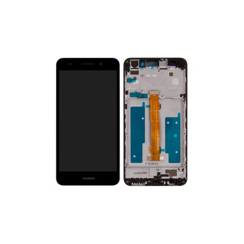 Ekranas skirtas Huawei Y6-II / Honor 5A baltas su rėmeliu HQ