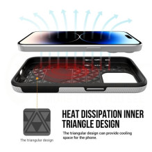 Case 'Vmax Triangle' for Samsung S921 S24 silver