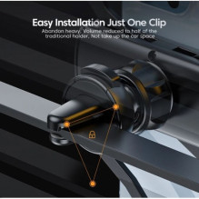 Car holder Essager 'Tourist' black (non-magnetic / for grill)