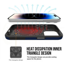 Dėklas 'Vmax Triangle' skirtas Samsung S928 S24 Ultra mėlynas