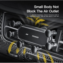 Car holder Essager 'Vios' black (non-magnetic / for grille)