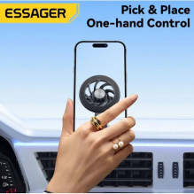 Car holder Essager 'Spiral' black (magnetic / adhesive)