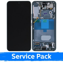 Ekranas skirtas Samsung S901 S22 su rėmeliu / Green / (Service Pack)