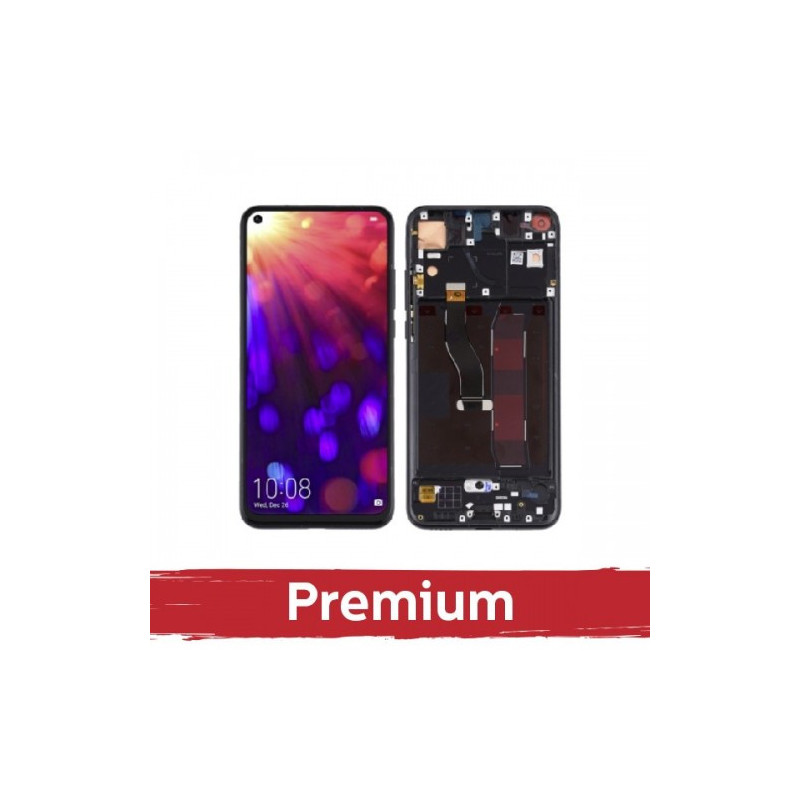 Ekranas skirtas Huawei Nova 4 su rėmeliu / Black / OEM