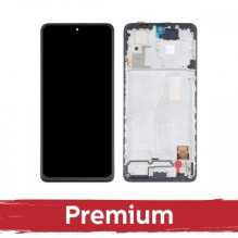 Screen for Xiaomi Redmi Note 10 Pro black with frame OEM