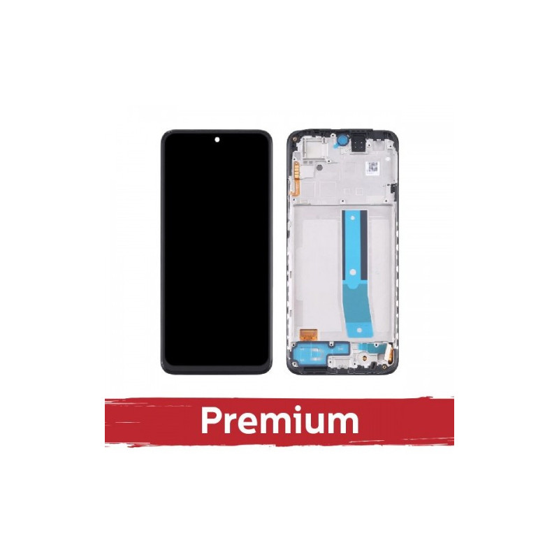 Ekranas skirtas Xiaomi Redmi Note 11S (4G) / Poco M4 Pro 4G juodas su rėmeliu OEM
