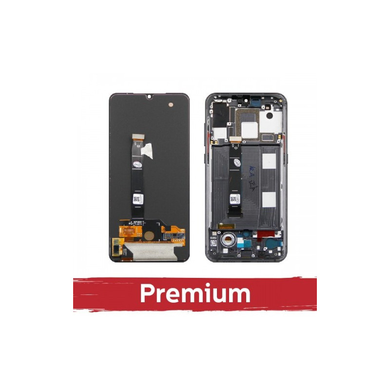Ekranas skirtas Xiaomi Mi 9 su rėmeliu / Lavender Violet / OEM