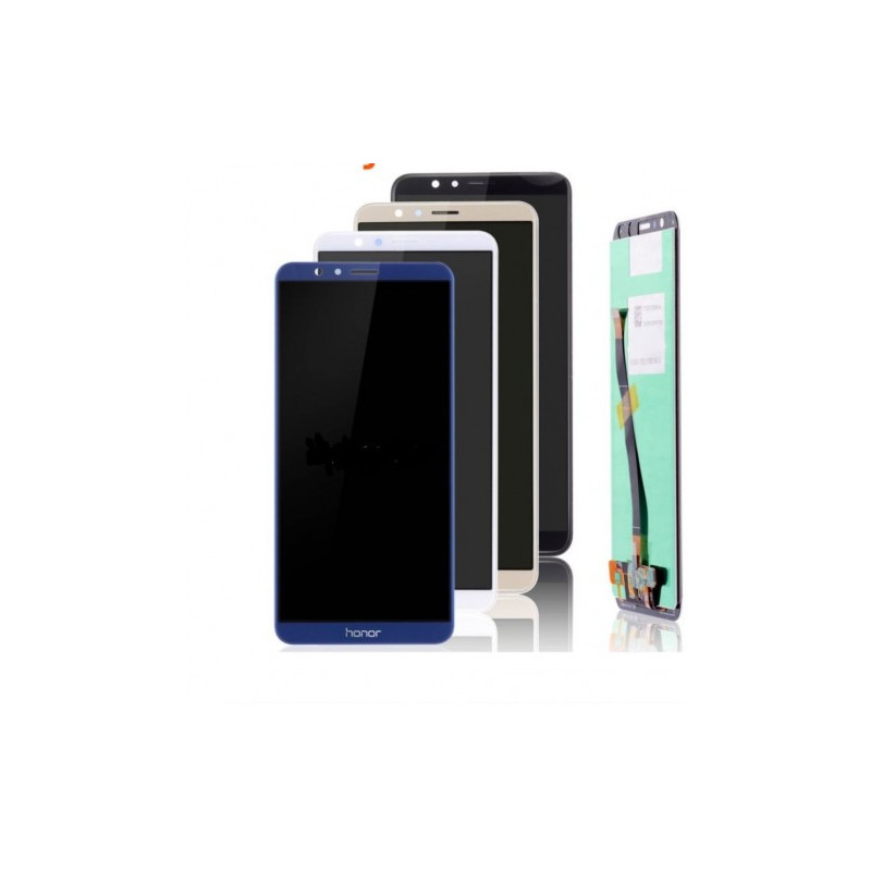 Screen for Huawei Honor 7X white HQ (BND-L21)