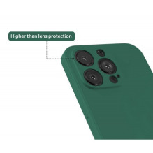Dėklas 'Liquid Silicone' skirtas Huawei Nova 9 SE tamsiai žalias