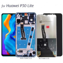 Screen for Huawei P30 Lite with Peacock Blue frame 100% original (9 / 10 used) + battery