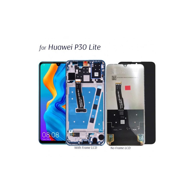 Screen for Huawei P30 Lite with Peacock Blue frame 100% original (9 / 10 used) + battery