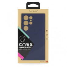 Dėklas 'TM Pure Silicone' skirtas Samsung A346 A34 5G / Midnight Blue / (Blister)