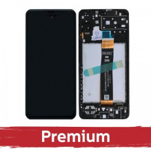 Screen for Samsung A136 A13 5G black with frame OEM