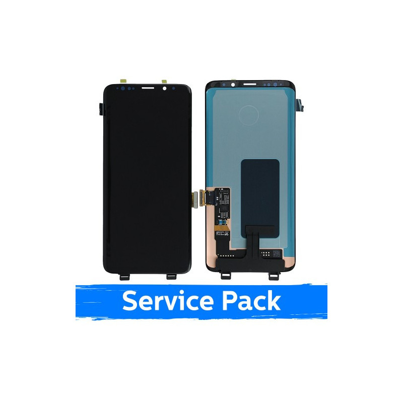 Ekranas skirtas Samsung G965 S9 Plus juodas (Service Pack) (NF version)