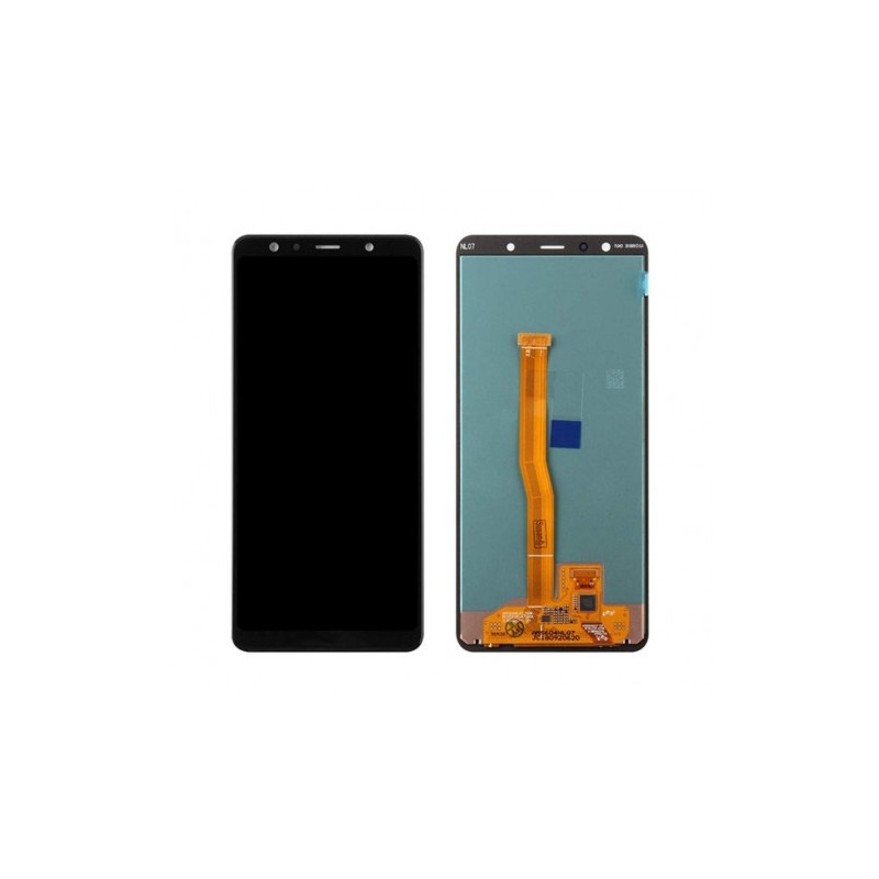 Ekranas skirtas Samsung A750 2018 A7 juodas (TFT Incell / reguliuojasi apsvietimas)
