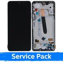 Screen for Xiaomi Poco F3 (Mi 11X / Mi 11i) with frame / Night Black / (Service Pack)