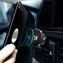 Automobilinis laikiklis Wozinsky 'WMH-04' juodas (magnetinis / grotelėms)
