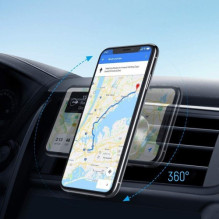 Automobilinis laikiklis Wozinsky 'WMH-04' juodas (magnetinis / grotelėms)