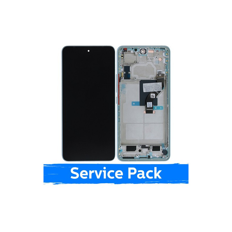 Screen for Xiaomi 12 Lite 5G with frame / Lite Green / (Service Pack)