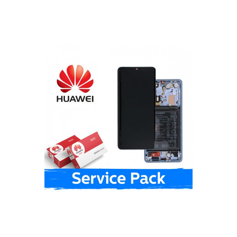 Screen for Huawei P30 with frame / Breathing Crystal / (Service Pack)