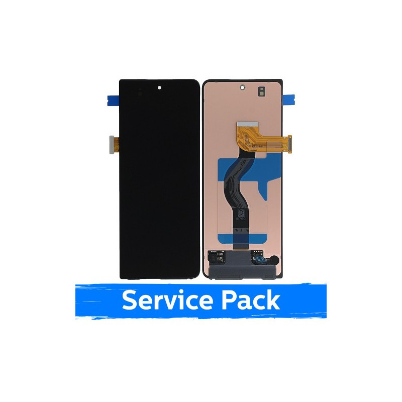 Ekranas skirtas Samsung F936 Z Fold4 (OUTER) juodas (Service Pack)
