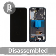 Screen for Samsung S901 S22 with frame / Phantom Black (Graphite) / (9 / 10 used)