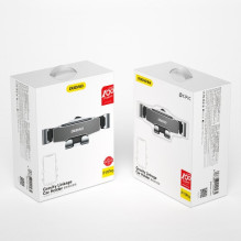 Automobilinis laikiklis Dudao 'F11Pro' juodas (ne magnetinis / grotelėms)