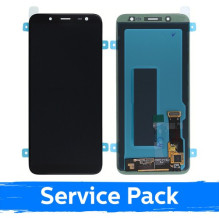 Ekranas skirtas Samsung J600 2018 J6 juodas (Service Pack)