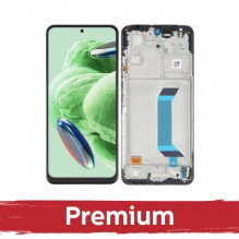 Screen for Xiaomi Redmi Note 12 5G / Poco X5 5G black with frame OEM