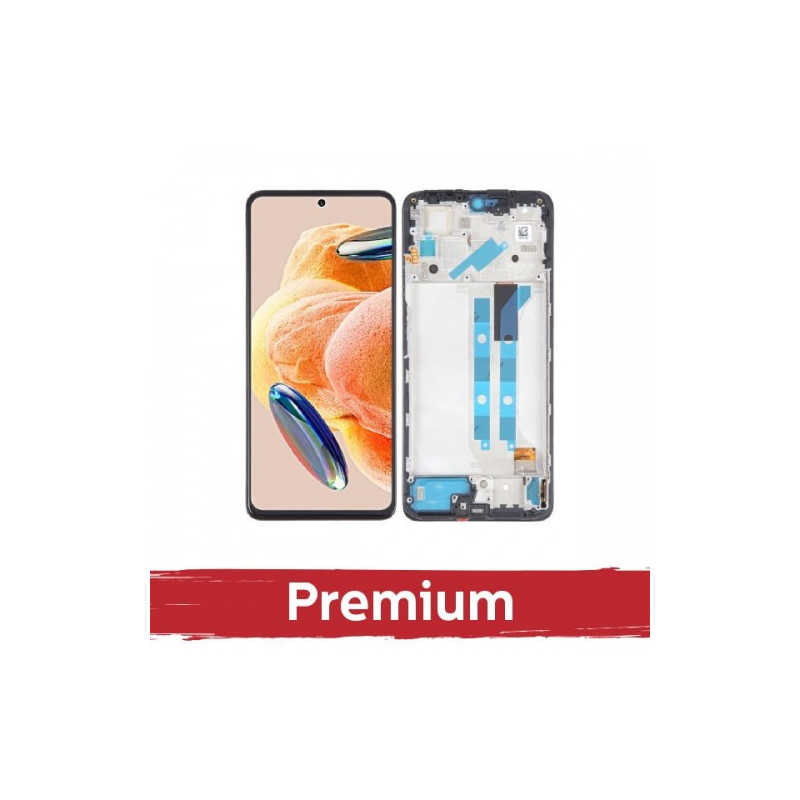 Screen for Xiaomi Redmi Note 12 Pro 4G black with frame OEM