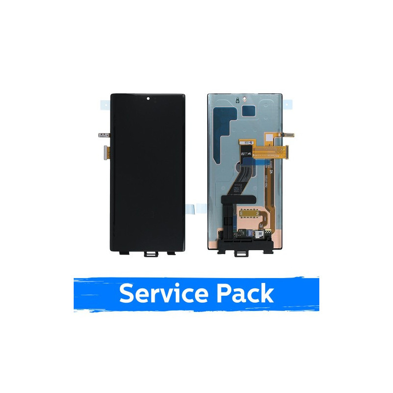 Ekranas skirtas Samsung N975 Note 10 Plus juodas (Service Pack) (NF version)