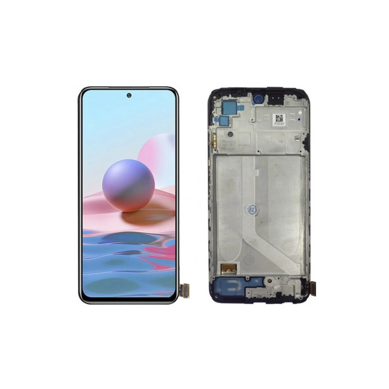 Ekranas skirtas Xiaomi Mi Note 10 / 10 Pro / 10 Lite juodas su rėmeliu originalus (Atnaujintas: China)