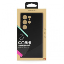 Dėklas 'TM Pure Silicone' skirtas Samsung S916 S23 Plus / Black / (Blister)