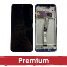 Screen for Xiaomi Redmi Note 9S (9 Pro) with frame / Aurora Blue / OEM