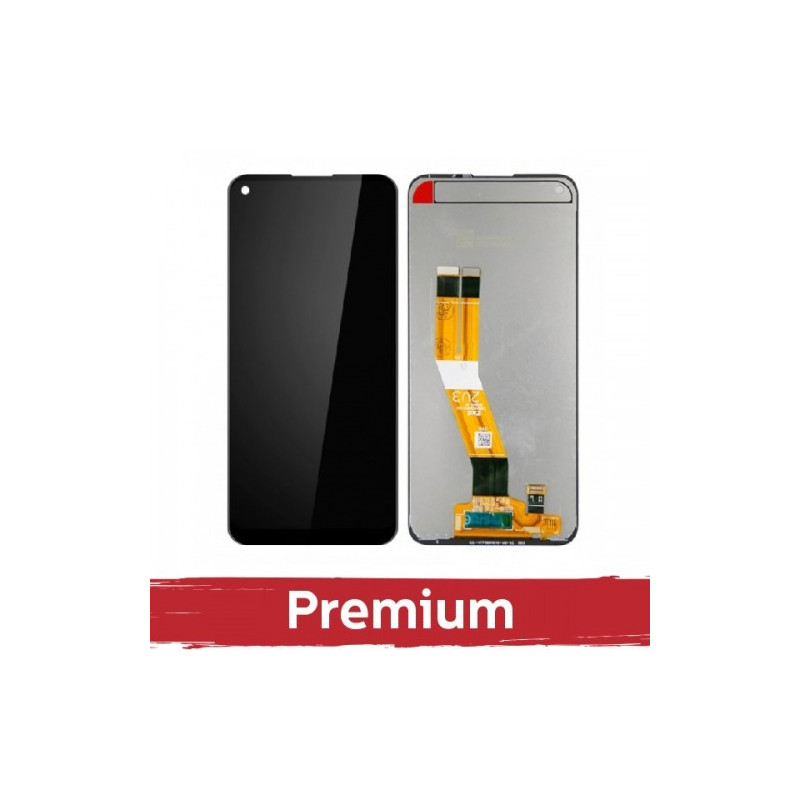 Ekranas skirtas Samsung A115 A11 juodas OEM