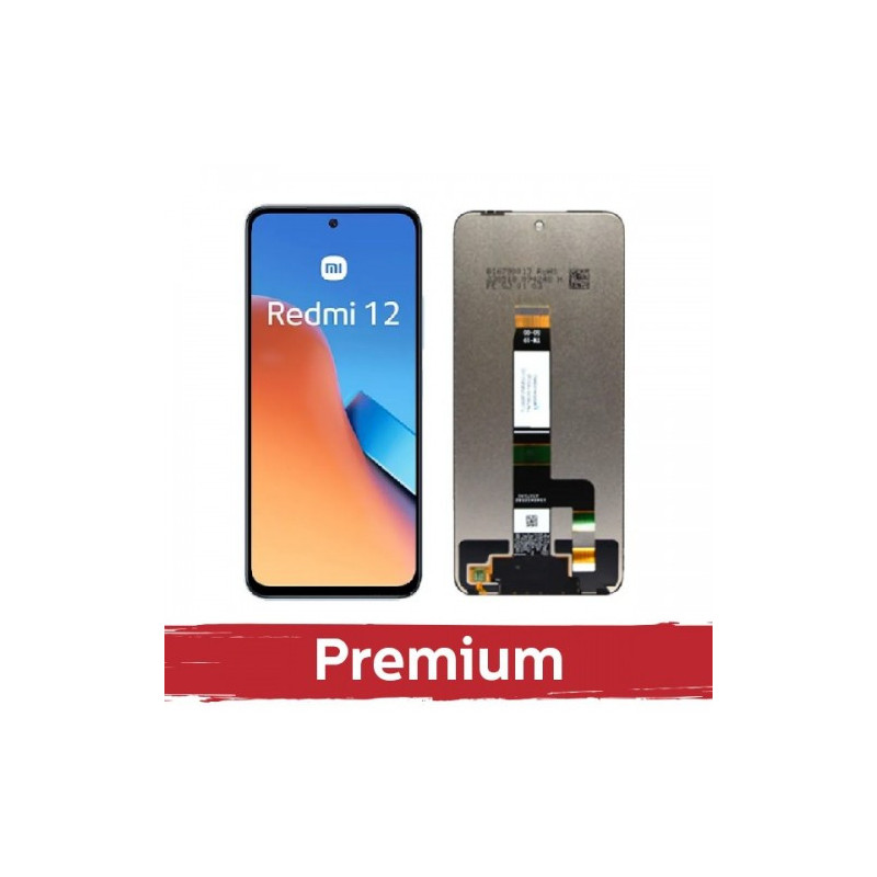 Ekranas skirtas Xiaomi Redmi 12 4G / Redmi 12 5G / Poco M6 Pro 5G juodas OEM
