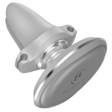 Automobilinis laikiklis Baseus 'Magnetic Air Vent'' sidabrinis (magnetinis / grotelėms)