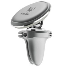 Car holder Baseus 'Magnetic Air Vent'' silver (magnetic / for grille)