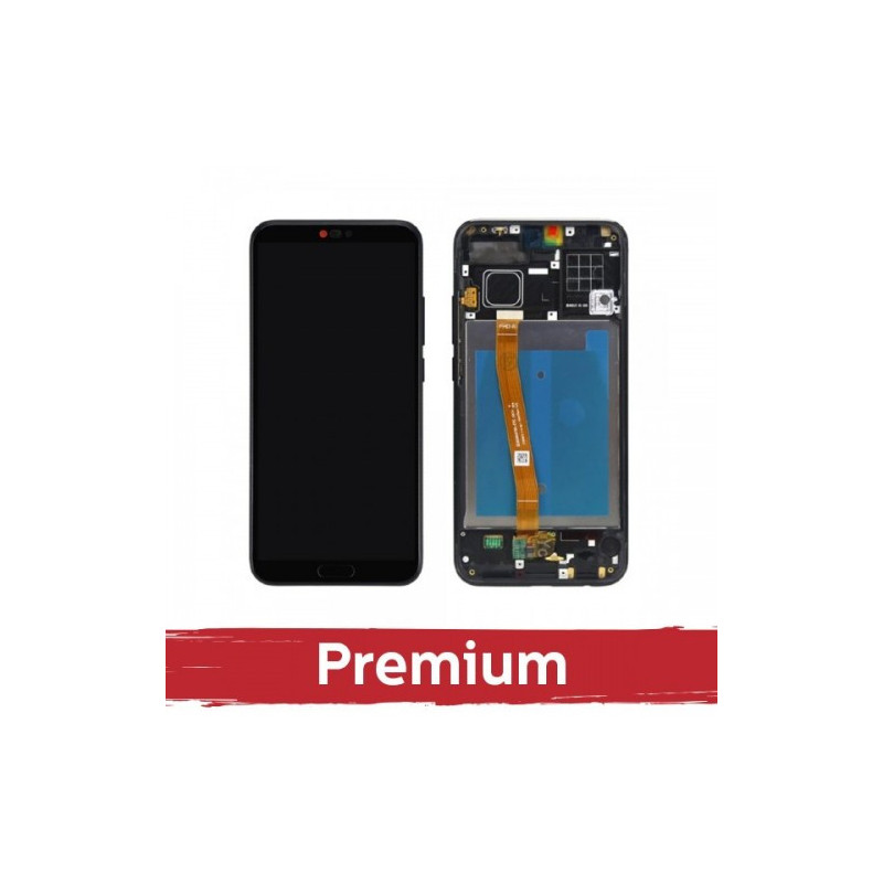 Ekranas skirtas Huawei Honor 10 su rėmeliu / Black / OEM