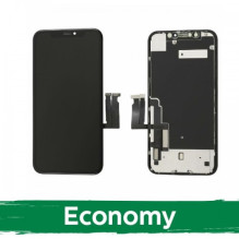 Screen for iPhone XR black (INCELL with metal sheet / Economy)